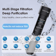 Waterdrop 17UB 3 Years Under Sink Water Filter, Under Sink Water Filtration System, NSF/ANSI 42 Certified, Reduces PFAS, PFOA/PFOS, Lead, Under Sink Water Filter with Faucet, 24K Gallons