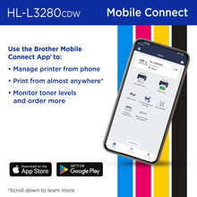 Brother HL-L3280CDW Wireless Compact Digital Color Printer with Laser Quality Output, Duplex, Mobile Printing & Ethernet | Includes 4 Month Refresh Subscription Trial¹, Amazon Dash Replenishment Ready