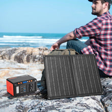 Takki 120W Peak Solar Generator Portable Power Station with 21W Panels, 88Wh Solar Charger Power Bank AC DC USB Ports for Camping Tent Laptop Outdoor Emergency