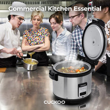 CUCKOO CR-3032 30-Cup (Uncooked) / 60-Cup (Cooked) Large Capacity Commercial Rice Cooker & Warmer with Nonstick Inner Pot, Switch Press (Silver/Black)