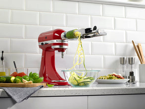 KitchenAid Spiralizer Plus Attachment with Peel, Core and Slice, Silver