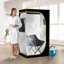 amocane Portable Sauna for Home,Full Body Personal Sauna Steam Sauna Tent at Home Spa with 1000W Steamer, 2024 Home Sauna for Gym,Pilates,Garage