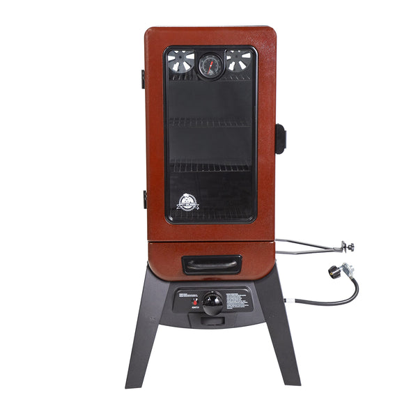 Pit Boss Grills PBV3G1 Vertical Smoker, Red Hammertone 684 sq inches (pack of 1)