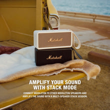 Marshall Middleton Portable Bluetooth Speaker, Black and Brass