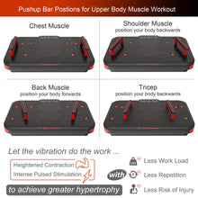 VT027 Vibration Plate Exercise Machine - Pivotal Oscillation, Low Frequency, High Amplitude | Patented Aluminum Twin-Coupler Design | Push-up Bars | High Performance Machine in a Thin Machine Body