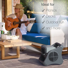 Lasko Misto Outdoor Misting Blower Fan, Ideal for Sports, Camping, Decks & Patios, 3 Speeds, 15