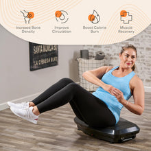 LifePro Hovert 3D Vibration Plate Machine - Dual Motor Oscillation, Lateral + 3D Motion Viberation Platform Machine - Full Whole Body Vibrarating Machine for Home Exercise & Fitness (Black)