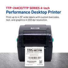 TSC - B00HGUZGXS TTP-244CE Desktop Thermal Transfer Label Barcode Printer - 4.25