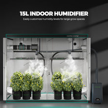 MARS HYDRO Plant Humidifier 15L,with Adjustable Humidity,Timer Function,Ultrasonic Precise and Silent Operation,No-Leak Seal for Grow Tent,Indoor Planting,Greenhouse,Bedroom