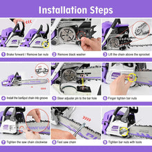 2-cycle 63CC Chainsaw Saw Gas Powered 20