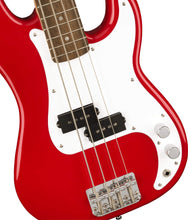 Squier Mini Precision Bass, Dakota Red, Laurel Fingerboard