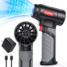 Leaf Blower with Battery and Charger for Car Drying, Electric Cordless Snow Blower 1200G Instant Thrust,45M/S Air Blower, 4 Speed Cleaning Fan, 64MM Super Electric Cordless Car Dust Yard Lawn Driveway