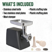 LEM Products #8 Countertop Meat Grinder, 575 Watt Aluminum Electric Meat Grinder Machine, Ideal for Occasional Use