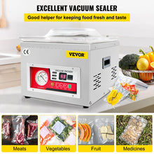 VEVOR Chamber Vacuum Sealer, DZ-260A 6.5 cbm/h Pump Rate, Excellent Sealing Effect with Automatic Control, 110V/60Hz Professional Foods Packaging Machine Used for Fresh Meats (260W)