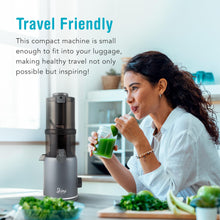 Shine Multi-Batch Compact Cold Press Juicer SMB-1, Hands-Free, Hopper Continuous Feed, Portable