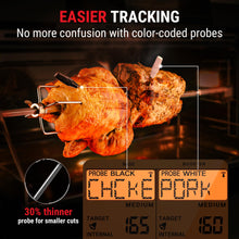 ThermoPro TempSpike 1000FT Wireless Meat Thermometer Digital with 2 Upgraded Ultra-Thin Probe, Kitchen Food Thermometer for Cooking/Oven Safe/Smoker/Rotisserie/Sous Vide/Stove/BBQ Grill