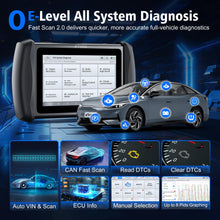 XTOOL IP616 V2.0 OBD2 Scanner Diagnostic Tool with 31+ Resets, Lifetime Free Update Scanner for Car, CAN FD & DoIP, ECU Configuration, Full Systems Scan Tool for All Vehicles, Android 10