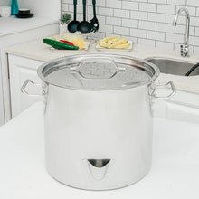 ARC 52-Quart Stainless Steel Tamale Steamer Pot w/Easy-fill Water Spout, Seafood Crab Steamer with Divider and Rack, 13 Gallon