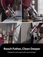 Ultenic Cordless Vacuum Cleaner, 550W/50Kpa, 60Mins Runtime, 180°Bendable Wand, Anti-Tangle Brush, Stick Vacuum Cordless with Charging Dock, Handheld Vacuum for Pet Hair/Carpet/Floor/Car, U16 Flex