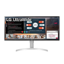 LG 34WN650-W UltraWide Monitor 34-Inch 21:9 FHD (2560 x 1080) IPS Display VESA DisplayHDR 400 AMD FreeSync 3-Side Virtually Borderless Design - Silver