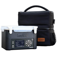 LunchEAZE XL Cordless Heated Lunchbox – Battery-Powered, 6-Cup Capacity, 220°F Max, Automatic Scheduled Heating, Insulated Bag Included for Hot Meals Anywhere