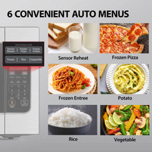 Toshiba ML-EM62P(SS) Large Countertop Microwave with Smart Sensor, 6 Menus, Auto Defrost, ECO Mode, Mute Option & 16.5