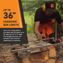 Granberg Alaskan Chainsaw Mill MKIV, G778-36 - Premium Portable 36 Inch Power Sawmill Attachment Tool Kit - Log Milling Machine - Cordless Wood Cutting Rail - Woodworking Parts Planer Router Equipment