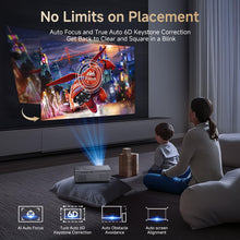 4K Projector with Netflix-Licensed&Dolby Audio, AI Auto Focus&6D Keystone Kogata Smart Projector with Built in Apps Outdoor Movie Proyector with WiFi 6 Bluetooth for Home Theater UPGRADE