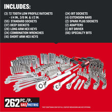 Craftsman 262-Piece Mechanic Tool Set, Master Socket Set with 3-Drawer VERSASTACK Tool Box, SAE/Metric Set (CMMT45309)