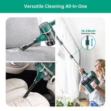 WIE Cordless Vacuum Clearner Rechargable for Carpet Pet Hair, Handheld Wireless Clearner Brushless Motor, Multi-Tangle Brush