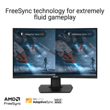 ASUS TUF Gaming 24” (23.6 inch viewable) Curved Monitor (VG24VQER) – FHD, 180Hz, 1ms, DCI-P3 90%, Extreme Low Motion Blur Sync, FreeSync, Shadow Boost, Eye Care, DisplayWidget Center, 3yr Warranty