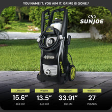 Sun Joe Electric Pressure Power Washer, 2200 PSI (PWMA Certified), 1.1 GPM, Dual Soap Tanks, SPX3000 (35-FT GFCI Water-Safe, Power Cord)