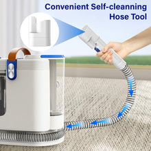 WURESE Portable Carpet Cleaner Machine, Carpet Shampooer, 15Kpa Upholstery Cleaner with 3 Tools, 54oz Large Water Tank, 16.4ft Power Cord, Spot and Stain Deep Cleaner for Rug, Couches, Car, Cyan