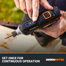 WORX Nitro 20V SwitchDriver 2.0 with 85 pc Accessory Kit, 2-in-1 Brushless Cordless Drill Driver, Drill Set Rotatable Dual 1/4