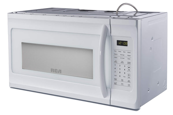 RCA RMW1630-WHITE RMW1630 1.6 Cu Ft White Over-The-Range Microwave Oven