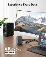 Anker Laptop Docking Station, 13-in-1 USB-C Docking Station, Triple Display with 2 x 4K HDMI and 1 x DP, 85W Charging for Laptop, 10 Gbps USB-C and 5 Gbps USB-A Data, Ethernet, Audio, SD