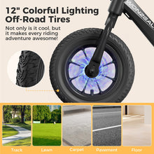 wonzeal Kids Balance Bike with Colorful Lighting for Ages 3-5, Toddler Balance Bikes with Adjustable Seat and Knee/Wrist/Elbow Pads, Boy Girls Birthday Toys.