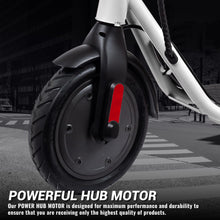 Phantomgogo Foldable Electric Scooter - Powerful Motor, 28 Miles Range, 15.5 Mph, Intelligent Light, Eco-Friendly, Perfect for Adult Commuters (8.5 Inch Wheels (White))