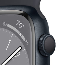 Apple Watch Series 8 [GPS, 45mm] - Midnight Aluminum Case with Midnight Sport Band, M/L (Renewed)