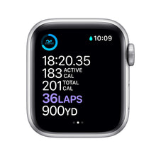 Apple Watch Series 6 (GPS + Cellular, 40mm) - Silver Stainless Steel Case with White Sport Band (Renewed)