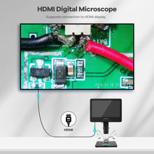 Andonstar AD249S-M 10.1 Inch HDMI Digital Microscope 2000x for Adults, 3 Lens 2160P UHD Video Record, Soldering Microscope for Electronics Repair, Error Coins, Pro Boom Arm Stand, Windows Compatible