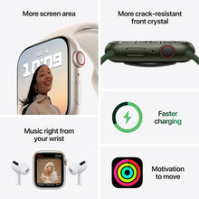 Apple Watch Series 7 [GPS + Cellular 45mm] Smart Watch w/Silver Stainless Steel Case with Starlight Sport Band. Fitness Tracker, Blood Oxygen & ECG Apps, Always-On Retina Display, Water Resistant