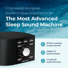 Sound+Sleep High Fidelity Sleep Sound Machine with 30 Guaranteed Non-Looping Nature Sounds, and Sleep Timer