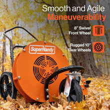 SuperHandy Walk Behind Leaf Blower – 7HP 209cc, 4-Stroke, Manual-Propelled, 150 MPH Wind Speed, 1270 CFM Airflow