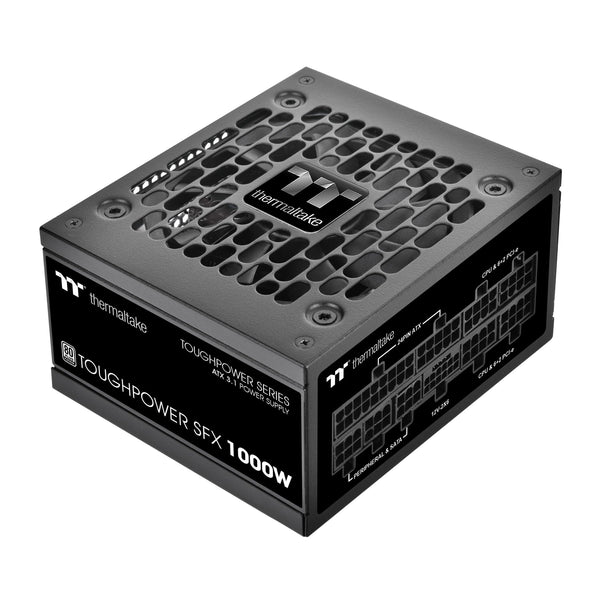 Thermaltake Toughpower SFX 1000W 80Plus Platinum ATX 3.1 Standard Power Supply; 600W 12V-2x6 Connector Included; Full Modular; 90mm FDB Fan; PS-STP-1000FNFAPU-1; 7 Year Warranty