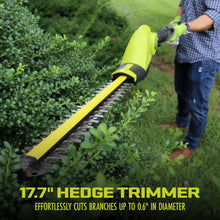 Sun Joe GTS4002C Cordless Lawn Care System-Hedge Trimmer, Pole Saw, Grass Trimmer | 40.7 x 2 x 3 inches |