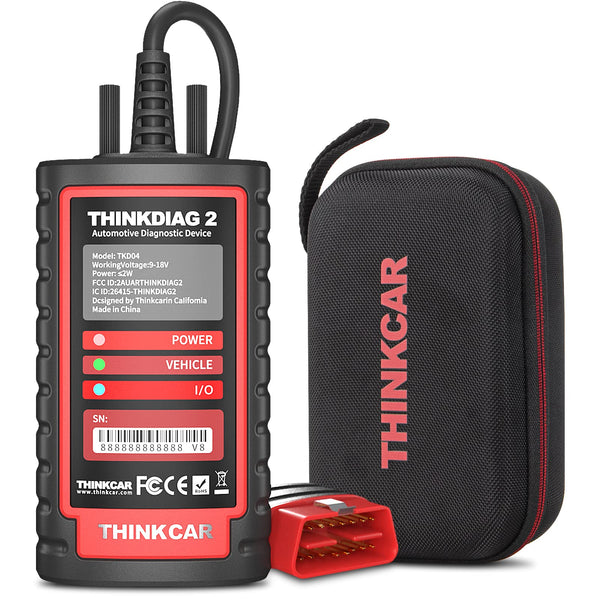 Thinkdiag2 All System Bidirectional Control OBD2 Diagnostic Scanner for iOS & Android, Bluetooth Scan Tool with CAN-FD Protocol, AutoVIN, Active Test, 15+ Reset Functions, ECU Coding, 1 Year Fr-ee