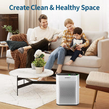 Powerful Air Purifiers for Home Large Room Up to 1400 Ft² with Air Quality Monitor 20dB Sleep Mode, Air Purifier for Bedroom Office Living Room for Pets, Dust Smoke PoIIen Dander Smell HAP602