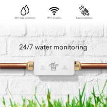 Wasserstein Aqua Pal Smart Leak Detector - Smart Water Sensor, Smart Water Monitor, Automatic Shutoff Sensor and Wi-Fi Water Leak Detector to Protect Your Home from Leaks (White, 1 Pack)