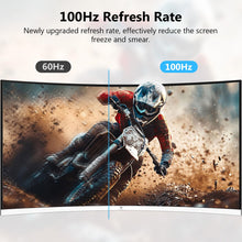 Z-Edge 27-inch Curved Gaming Monitor, Full HD 1080P 1920x1080 LED Backlight Monitor, with 100Hz Refresh Rate and Eye-Care Technology, 178° Wide View Angle, VGA+HDMI